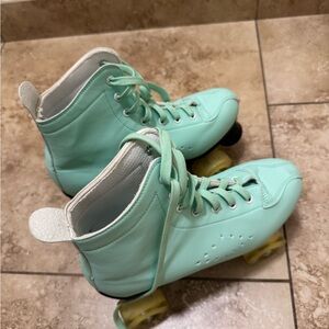 Mint Green Roller Skates